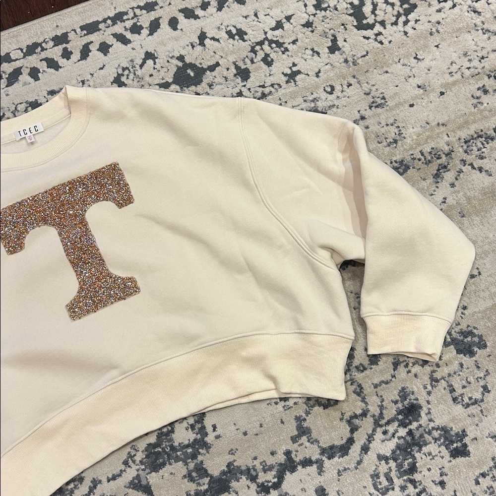 Boutique Tennessee Knoxville Vols Cropped Crew Neck - Picture 2 of 4